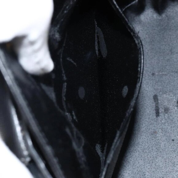 Christian Dior Hand Bag Leather Black Gold Auth BA6007 - Picture 13 of 16